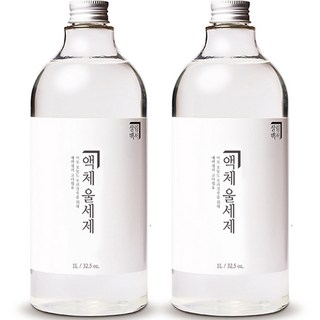 살림백서 액체 울세제 본품, 1L, 2개