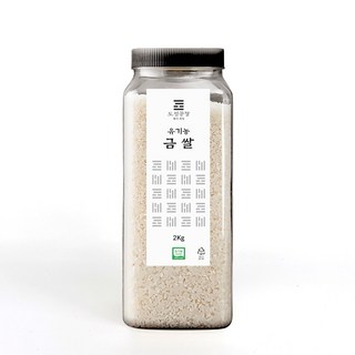 2025년 햅쌀 도정공장 유기농 인증 금쌀, 2kg, 1통, 상등급