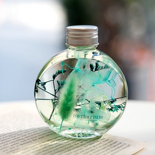 Gakkujio 浮游花扁瓶, 藍色混合