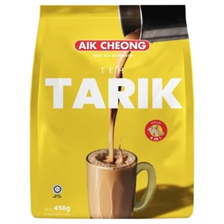 AIK CHEONG 益昌 南洋拉茶風味香滑奶茶 四合一 薑風味 減糖35%, 38g, 12包, 1袋