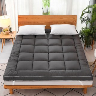 DAILYSHARE 柔軟高密度雙面床墊, 炭灰色