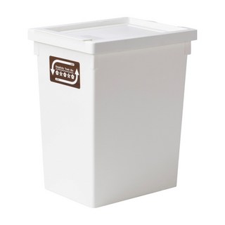 UDA 有達 簡約垃圾桶, 白色, 27L