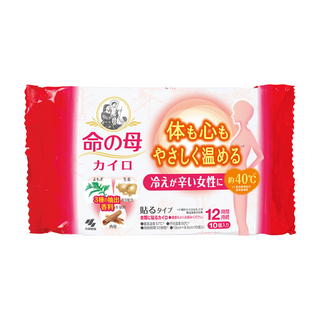 命之母 黏貼式漢方暖暖包 溫熱效果持續12小時 艾草肉桂生薑香料, 1包