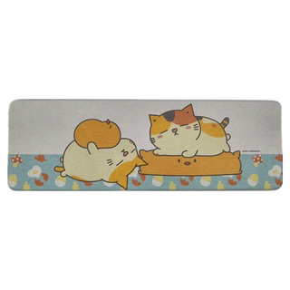 收納王妃 黃阿瑪小雞系列 珪藻土洗漱墊, 貓咪 白色, 2個