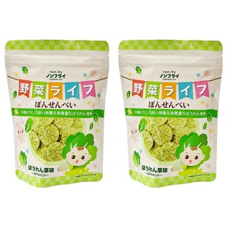 寶寶食堂 菠菜仙貝 Non-fry非油炸寶寶專屬食品, 菠菜, 19g, 2包