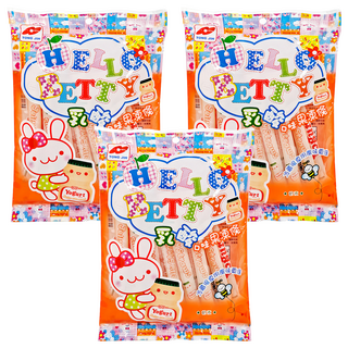 TONG JIH 統記食品 乳酸口味果凍條, 300g, 3袋