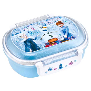 Skater 銀離子橢圓形雙扣便當盒, 冰雪奇緣, 1個