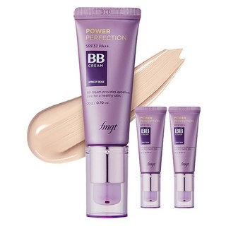 THE FACE SHOP 菲詩小舖 fmgt完美能量BB霜 SPF37 PA++, V201 Apricot Beige, 20g, 3條