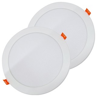 LED 嵌燈 18cm 18W 暖光, 100-240Vac 60Hz 內置型驅動器, 一組2入, 2組