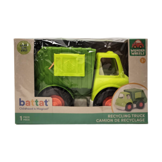 battat toys 科育感統玩具 愛乾淨回收車，1歲以上，不含BPA, BT1003Z, 1盒, 30.5 x 17 x 19.5 cm