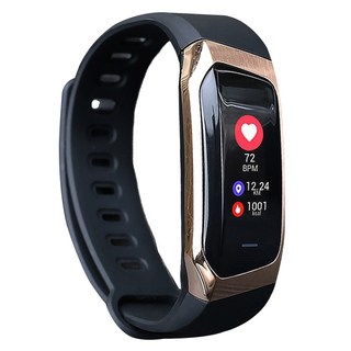 AFAMIC 艾法 M8藍牙智能心率GPS運動手環 可更換錶帶, 黑金色, 4cm, GPS + 藍牙