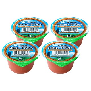 北海道巧克力布丁, 4個, 110g