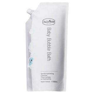 Baan 貝恩 嬰兒泡泡香浴露 補充包 溫和保濕, 800ml, 1包