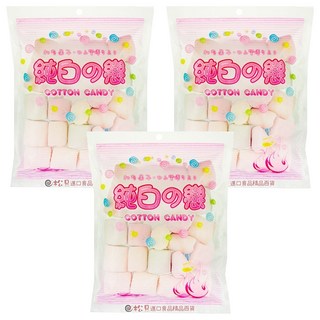 純白之戀 特大水果棉花糖，口感綿密, 105g, 3包