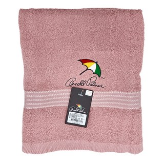 Arnold Palmer 雨傘牌 亮晶緞紋浴巾 棉紗 AP290 70 x 138cm, 粉色, 1條