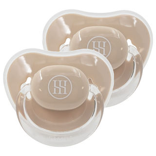 Simba 小獅王辛巴 蘊蜜超柔拇指安撫奶嘴, 超柔初生型 0個月以上, 杏茶, 2個