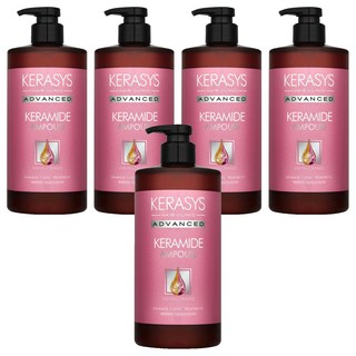 KERASYS 角蛋白神經醯胺護髮素 花香, 1L, 5瓶