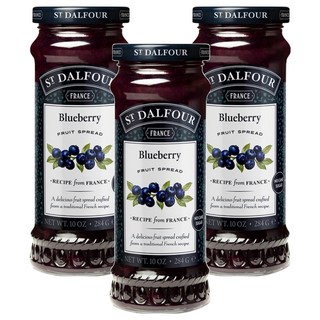 샹달프 블루베리잼, 284g, 3개