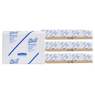 Scott 可麗舒 折疊擦手紙, 250張, 48包