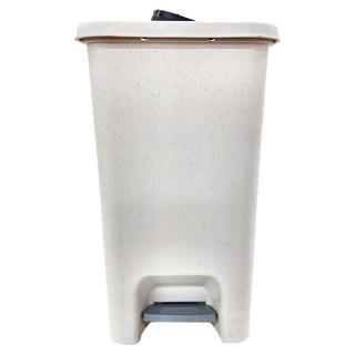 雙開垃圾桶, 20L, PP塑料, 白色