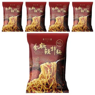 和秋 香麻辣拌麵, 勁辣香麻, 麵條彈牙涮嘴, 5包