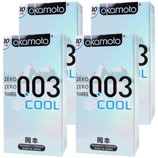 okamoto 岡本 003 COOL極薄衛生套, 6個, 4盒
