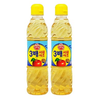 오뚜기 3배 사과식초, 500ml, 2개