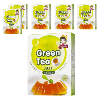 SIGNWIN 三得冠 茉莉綠茶凍粉, 簡單操作，輕鬆做甜點, 100g, 6盒