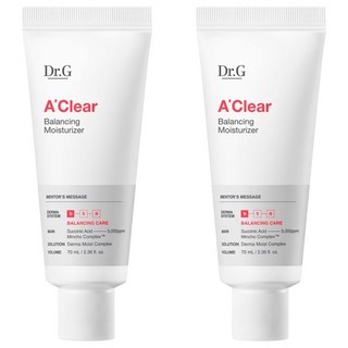 Dr.G A'Clear油水平衡保濕乳, 2條, 70ml