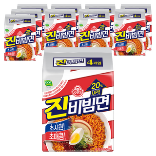 오뚜기 진비빔면 156g, 40개