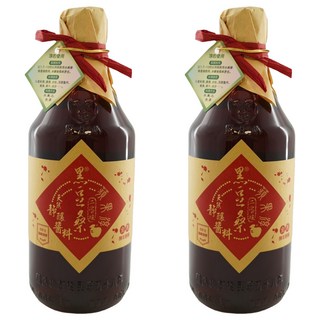 黑豆桑 天然手工蘋果淳 台灣產, 550ml, 2瓶