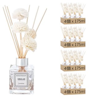 香詩萱 室內擴香瓶 Set 4 小容量 4個, 小蒼蘭, 16個, 175ml