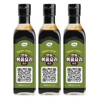 白鍾元的萬能炒醬, 3瓶, 340g