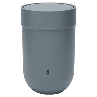 UMBRA Touch 搖擺蓋垃圾桶 6L, 煙灰藍, 1層