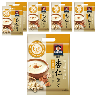 QUAKER 桂格 每日營養穀珍杏仁蓮子, 260g, 6袋