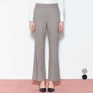 LINE ADDITION 女款 La Rêve 修身靴型西裝褲