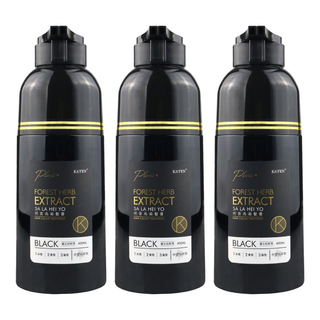 KA'FEN 卡氛 Plus+ 何首烏染髮膏, 曜石純粹黑, 3件