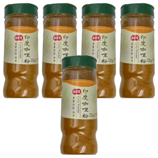 真好家 印度咖哩粉, 220g, 5瓶
