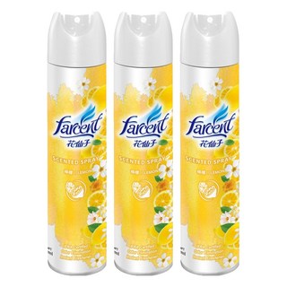 farcent 花仙子 芳香噴霧, 320ml, 3瓶, 檸檬