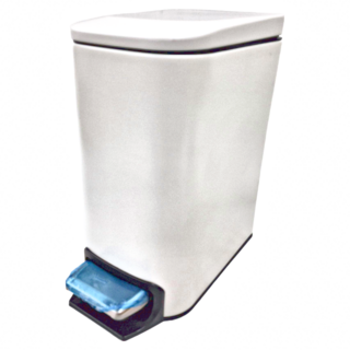 ROYALLIN 蘿林嚴選 簡約大容量不銹鋼垃圾桶 6L, 29 x 15 x 30.5cm