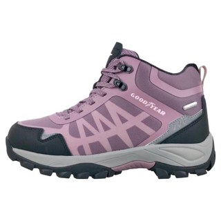 GOODYEAR 固特異 動態防水戶外鞋, 防水測試10000次, 245, 紫色, 1雙