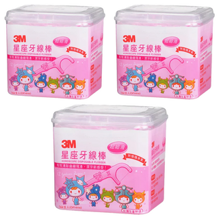 3M 星座牙線棒, 144支, 3盒