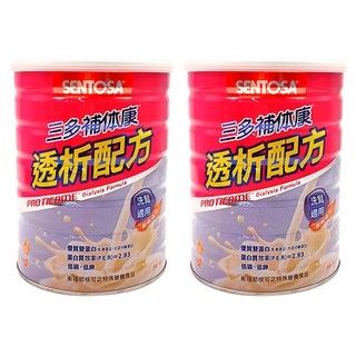 SENTOSA 三多 補體康 透析配方, 優質雙蛋白, 低磷、低鉀, 860g, 2罐