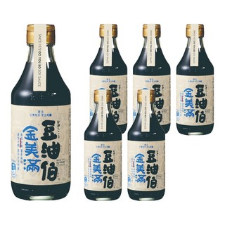 豆油伯 金美滿無添加糖釀造醬油, 6瓶, 300ml