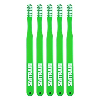 SALTRAIN 極細軟毛牙刷 99.9%抗菌軟毛 深入清潔牙縫不刺激 手感極佳 質感時髦設計, 1入, 5支