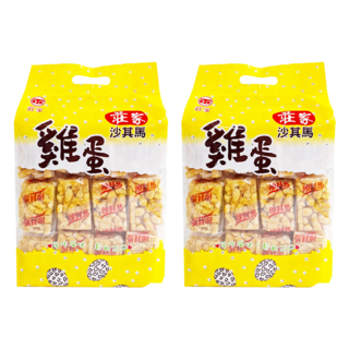 莊家 雞蛋沙其馬, 450g, 2袋