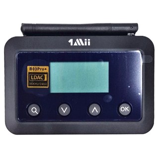1Mii B03 Pro+ LCD螢幕顯示 黑色 音訊藍牙發射接收器, 1個