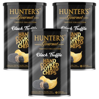 Hunter's Gourmet 自製薯片 黑松露, 150g, 3個