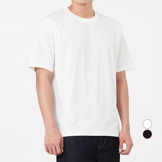 Base Alpha Essential 機能性快乾 100% 優質超細棉 短袖T恤, 白色