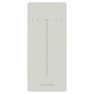 트라택 TPE 리버서블 와이드 요가매트, 올리브그레이 + 브라운, 1개